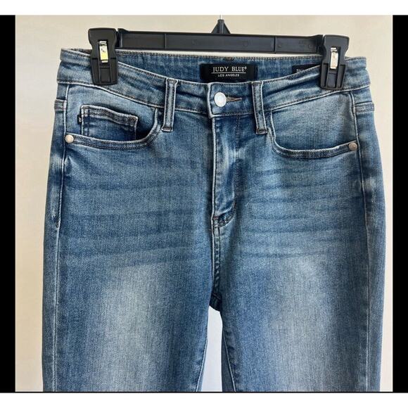 Judy Blue Skinny Fit Capri Jeans Size 5 / 27 Stretch - Picture 2 of 8